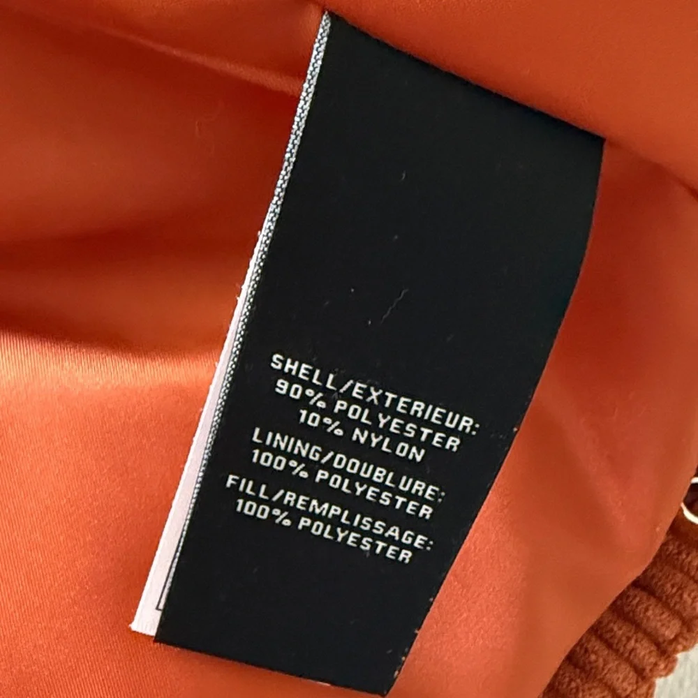 7 For All Mankind Orange Corduroy Jacket - Picture 3 of 5